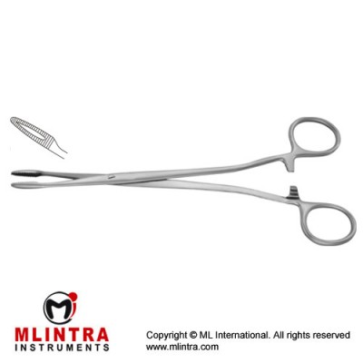 Tunneling Forcep Curved Stainless Steel, 39.5 cm - 15 1/2"